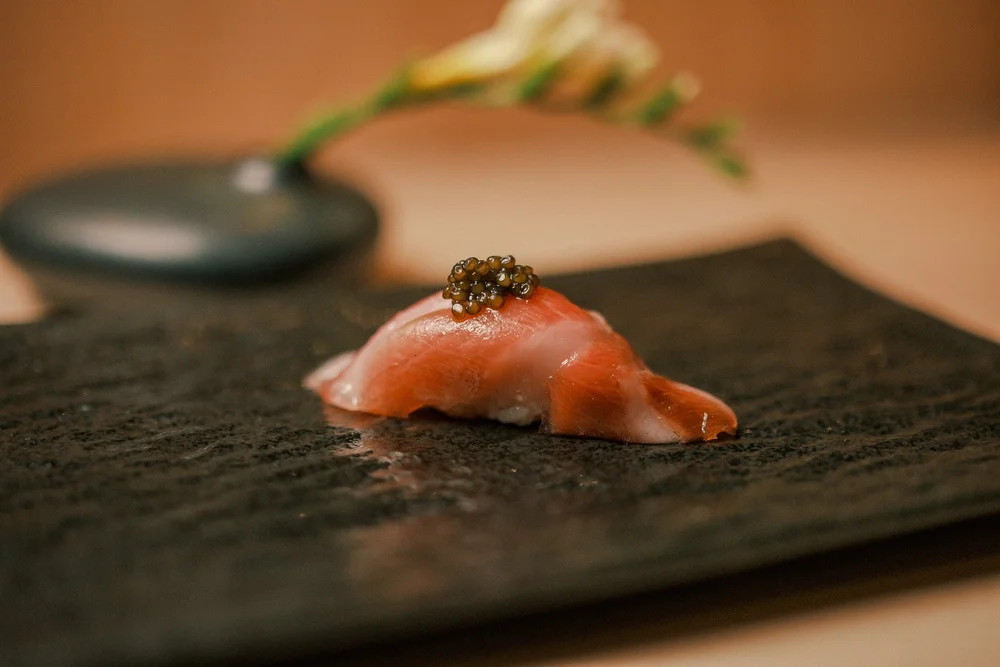 Seasonal nigiri at Atto Sushi